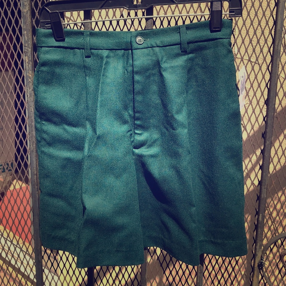 NWT deep green dress shorts